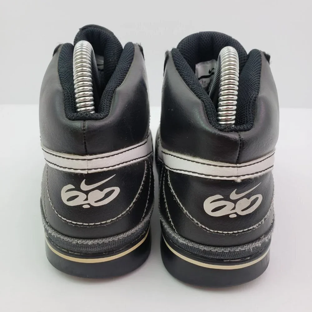 Nike Ruckus Mid Kids Size 6.5Y Womens Sz 8 Black White Sneaker Shoes 434691-003